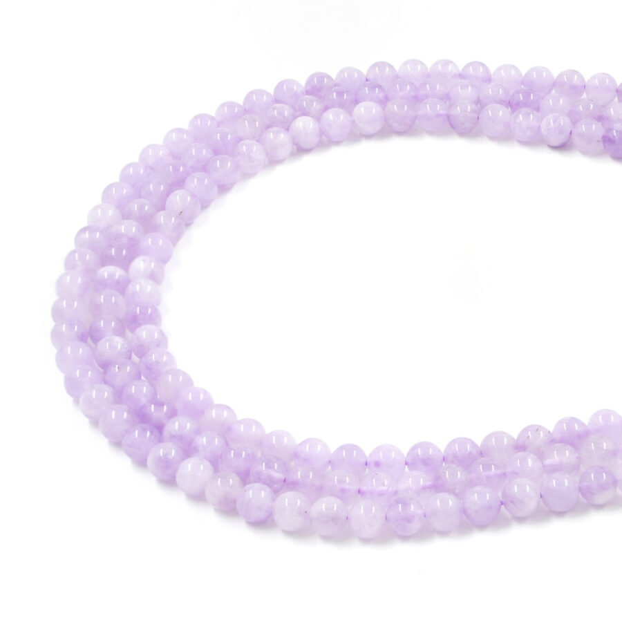 Ametista lavanda fili round 6mm