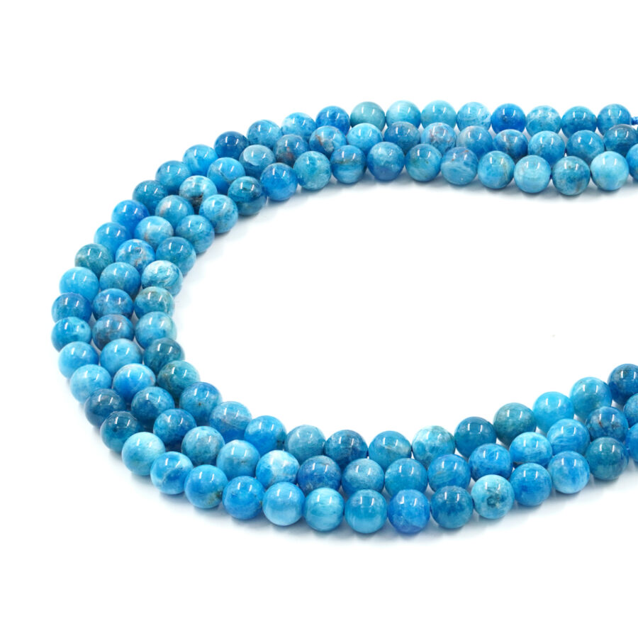 Apatite fili round 8mm - Qualità A