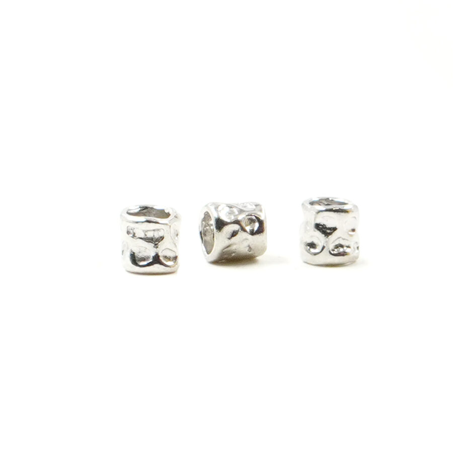 Argento 925 distanziatori cilindrici 3,5x5mm [Buste da 5gr] – Argentato