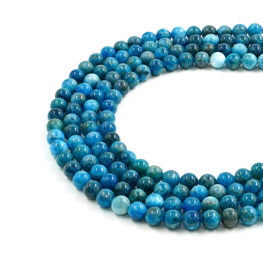 Apatite fili round 8mm – Qualità AA