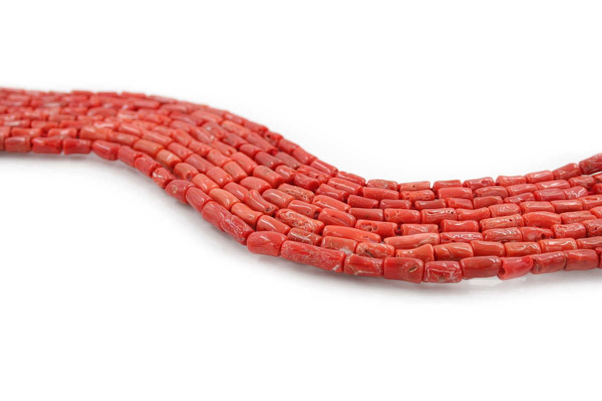 Corallo Mediterraneo fili cilindri