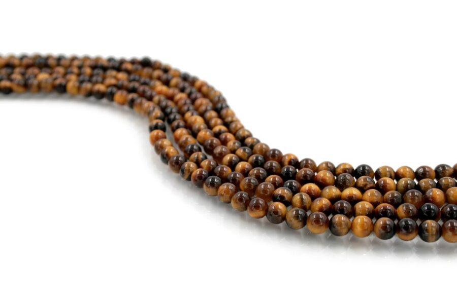Occhio di Tigre fili tondi 2mm a 20mm - immagine 2