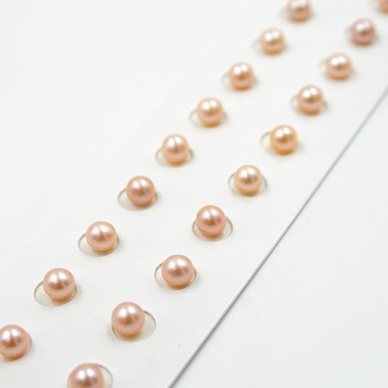 Perle d'Acqua Dolce coppie round 4½-5mm - Color Naturale