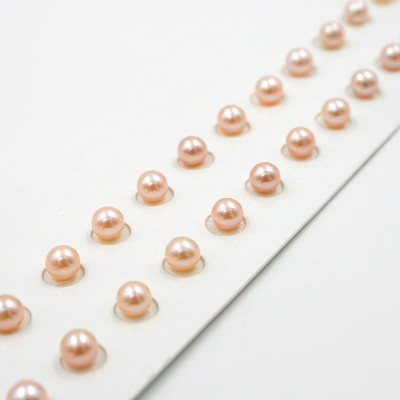 Perle d'Acqua Dolce coppie round 5½-6mm - Color Naturale