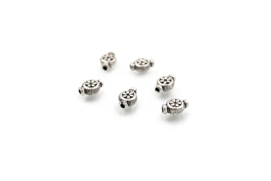 Argento 925‰ distanziatori fantasia 9x7mm
