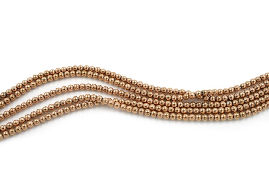 Ematite fili round 3mm - Rosè