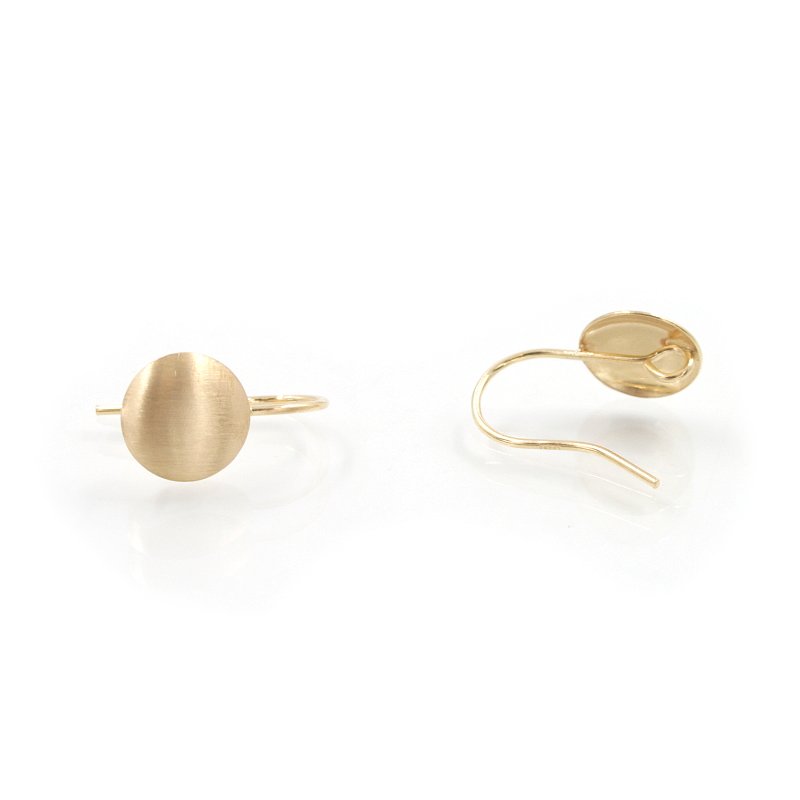 Argento 925‰ orecchini rond bombato 11mm