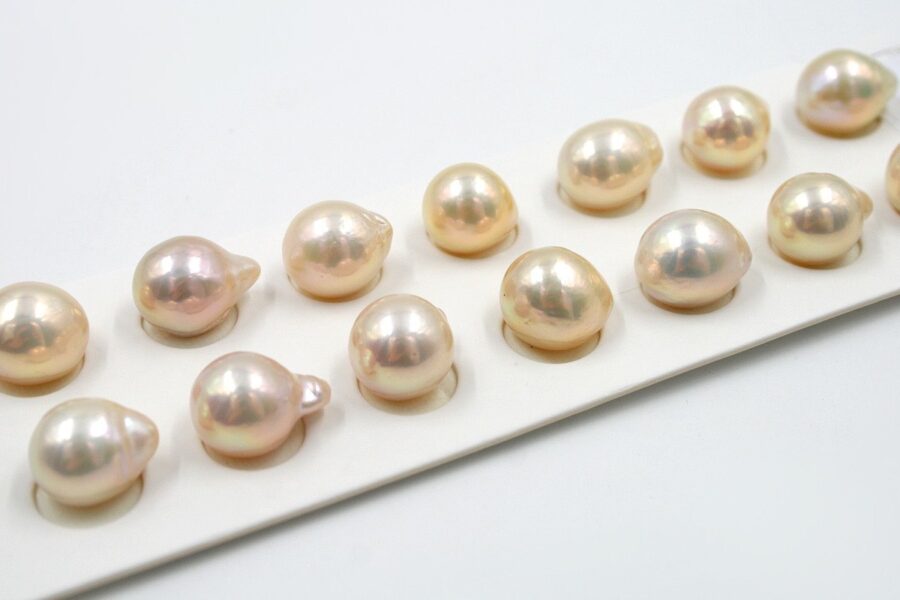 Perle d'Acqua Dolce coppie barocche ~12-13mm - Colore Naturale