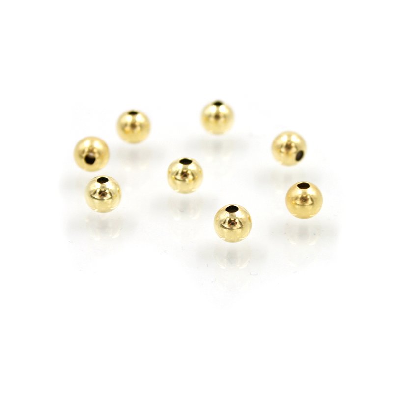 Argento 925‰ distanziatore round 4mm