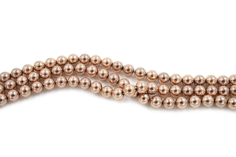 Ematite fili round 8mm - Rosè