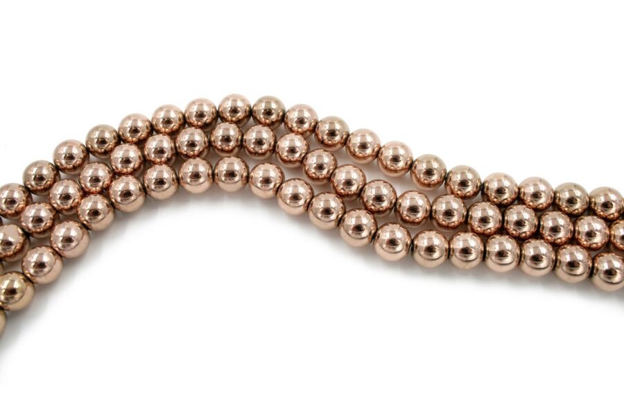 Ematite fili round 10mm - Rosè
