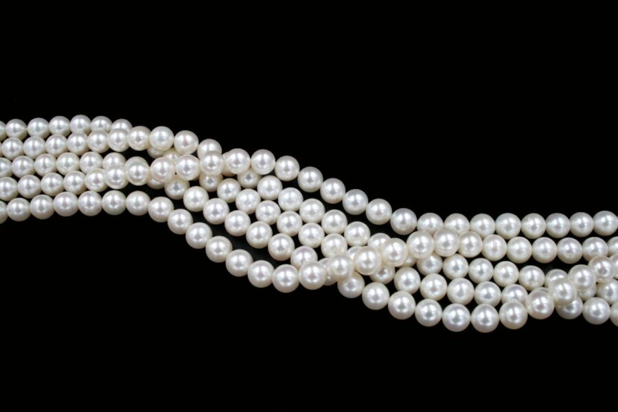 Perle d'acqua Dolce fili round 8-8½mm