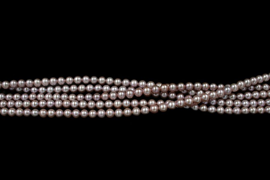 Perle d'acqua Dolce fili round 7-7½mm - Naturali