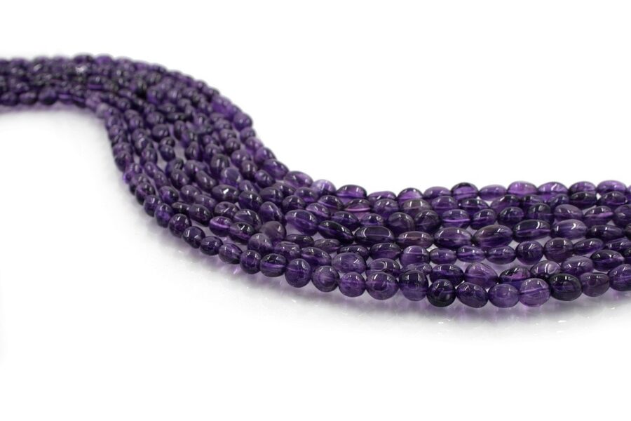 Ametista fili sassi piccoli ~ 9x6mm