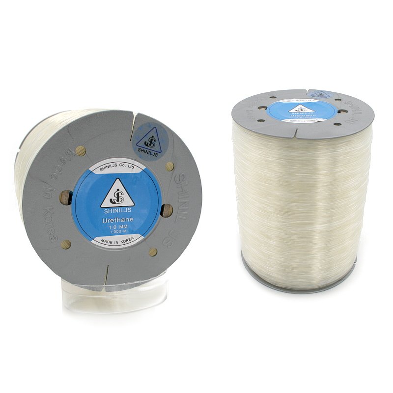 Elastico bianco coreano misura 1,00mm -  Bobina 1000mt