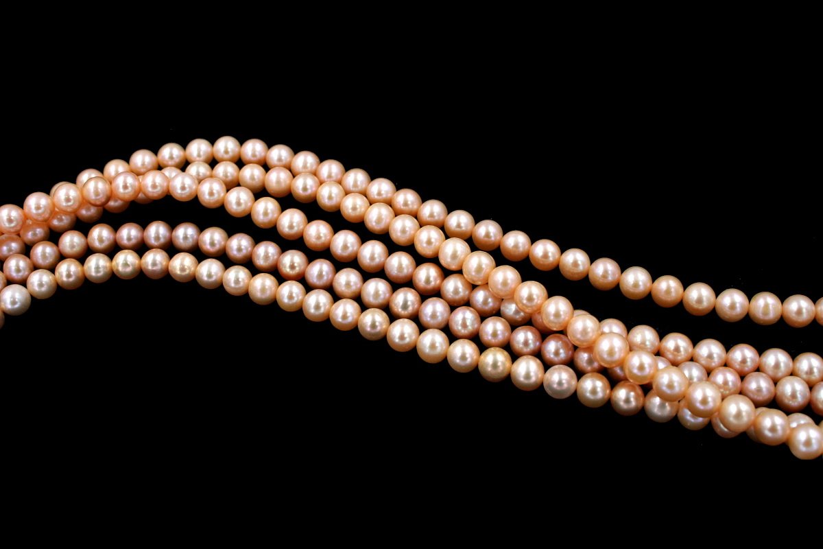 Perle Acqua Dolce fili tondi 7-7,5mm - Naturale