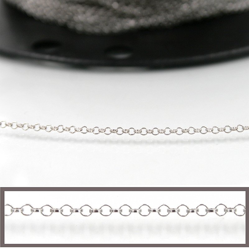 Catena Rolo' in argento 925‰ diametro 1,65mm