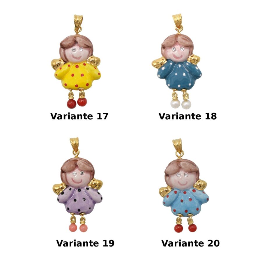 Argento 925‰ pendente in ceramica - Angelo - immagine 5