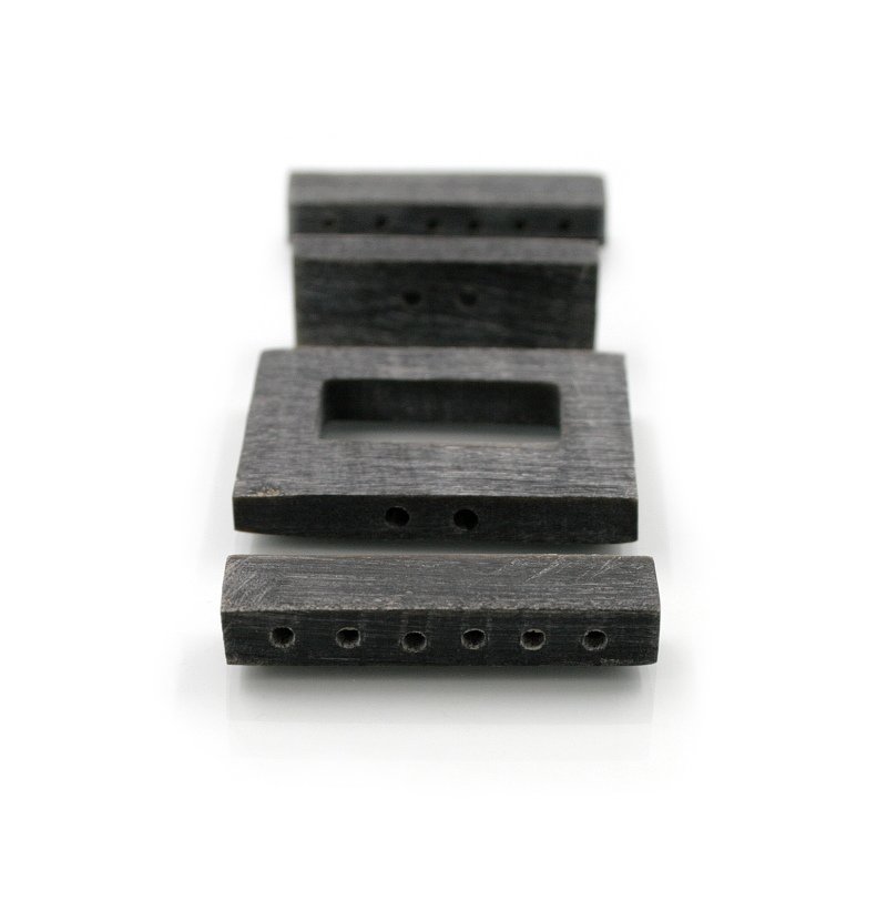 Corno chiusura rettangolare con tramezzi 35x25mm - immagine 2
