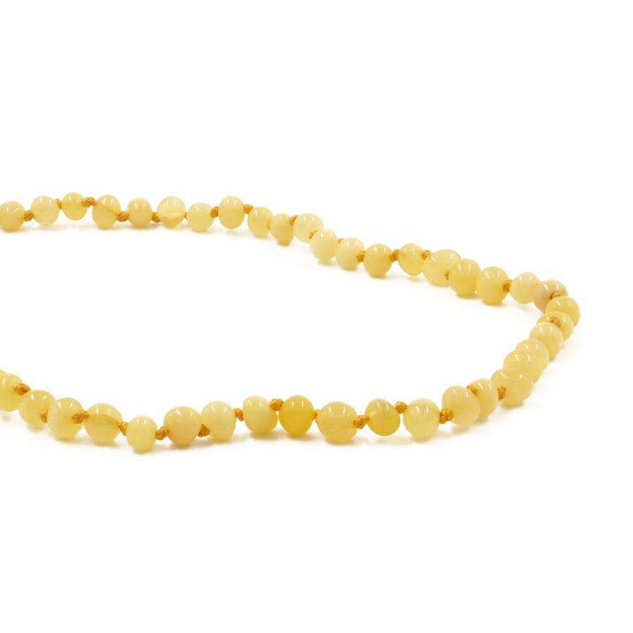 Ambra Baltica collane per bambini – Colore Old Milky