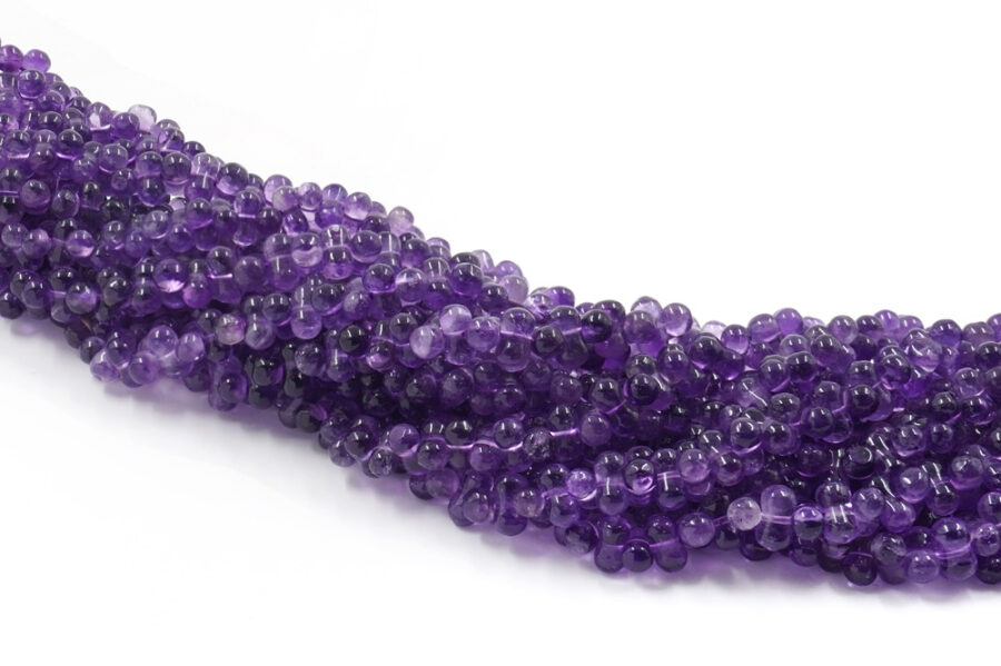 Ametista fili cupolini 6x3mm