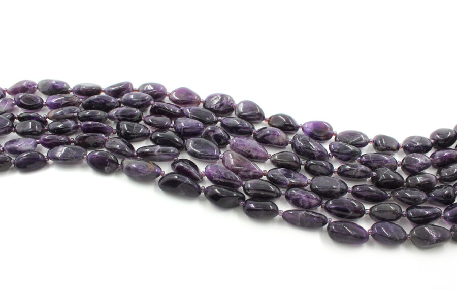 Ametista fili sassi 30x25mm e 20x15mm - immagine 2