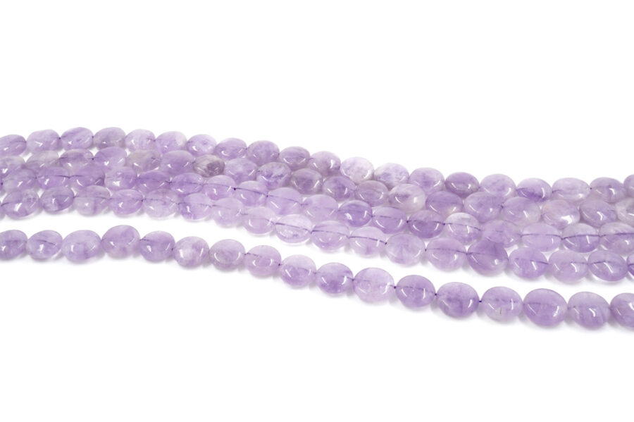 Ametista lavanda fili monete 16mm - immagine 2