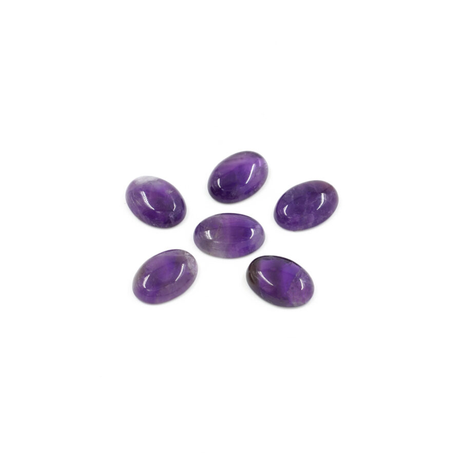 Spola ametista ovali 18x13mm