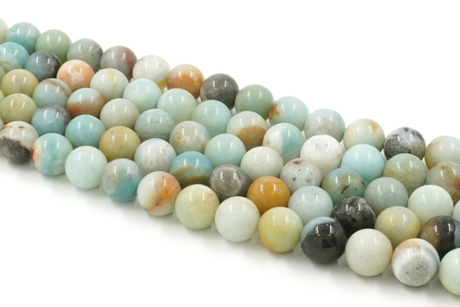 Amazzonite fili tondi multicolore 8mm