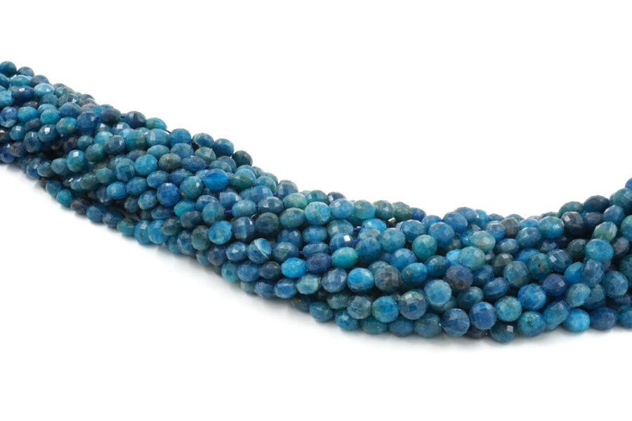 Apatite fili monete sfaccettate 8mm