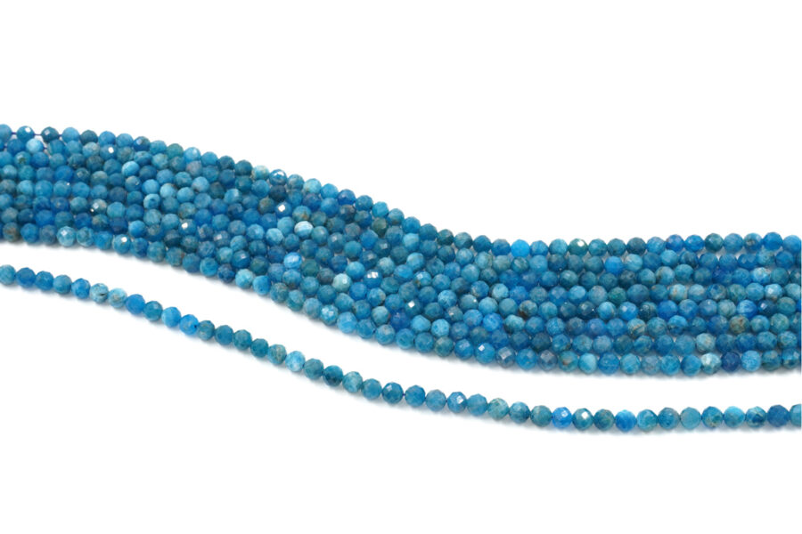 Apatite fili round sfaccettati 6mm - immagine 2