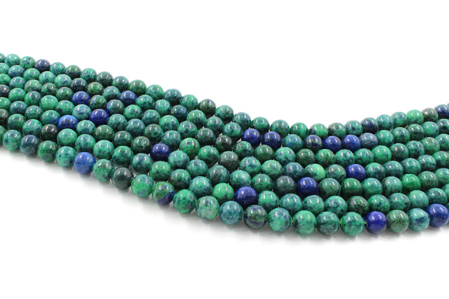 Azzurrite fili tondi 4mm a 8mm