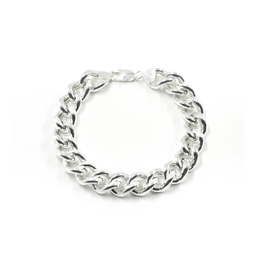 Bracciale in argento 925 a catena – Argentato