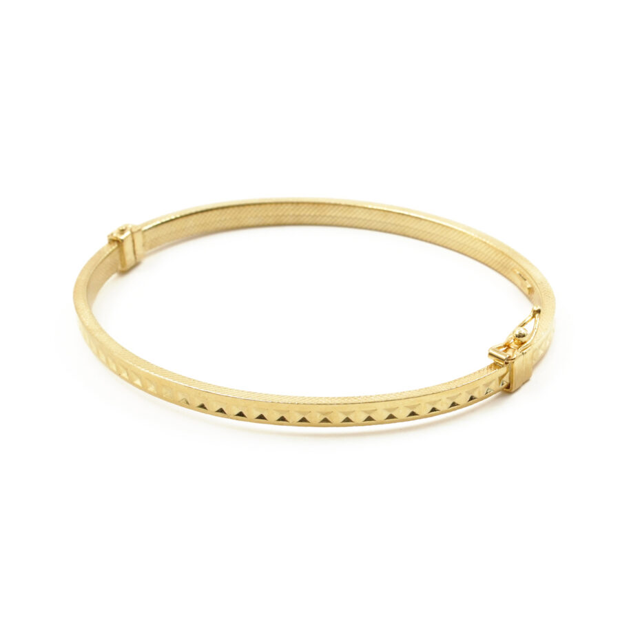 Bracciale ovale in argento 925 – Dorato - immagine 2