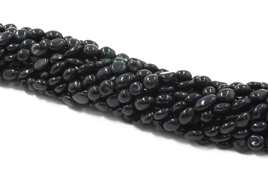 Occhio di tigre blu fili sassi 8x6mm