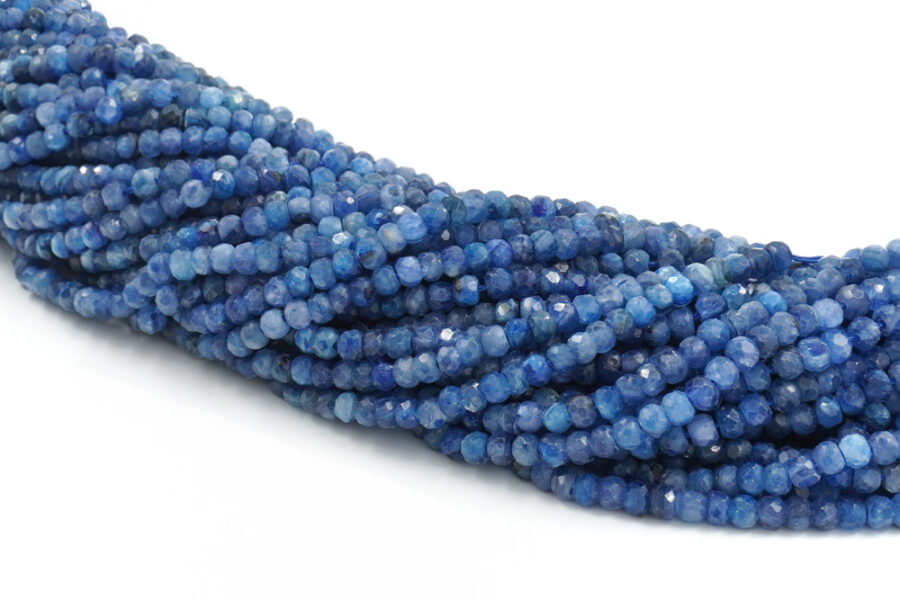 Cianite fili rondelle sfaccettate 4x3mm – Qualità A