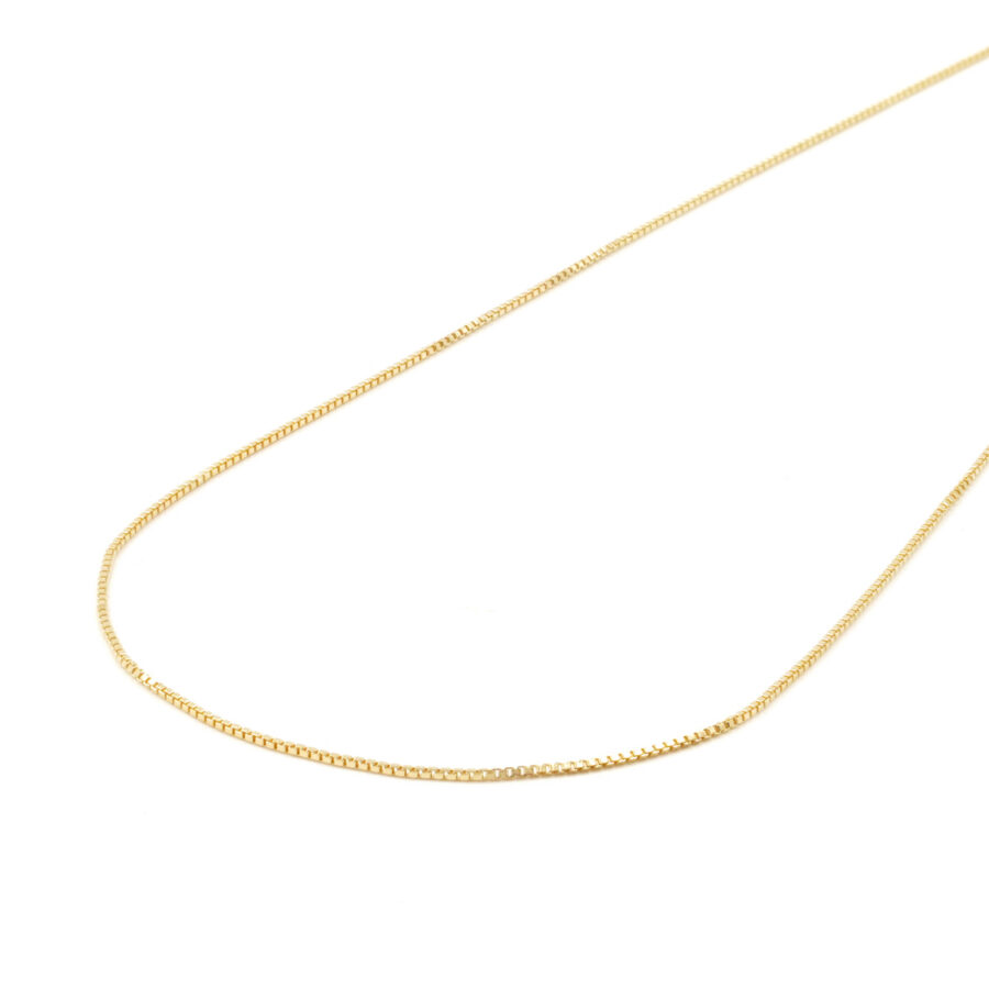 Collana Veneziana in argento 925 con bollatina – 1,10gr – 45cm – Dorato