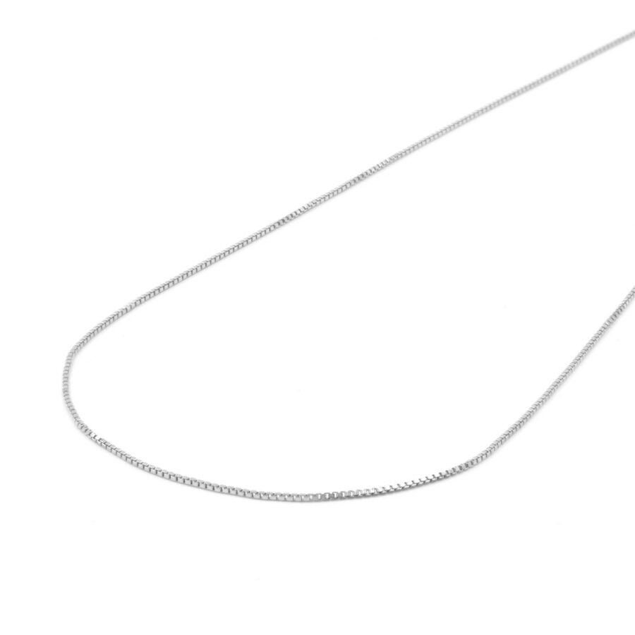Collana Veneziana in argento 925 con bollatina –  1,15gr –  40cm – Rodiato