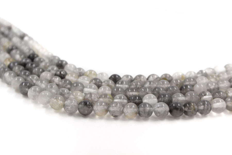 Quarzo Grigio fili tondi 3mm a 20mm