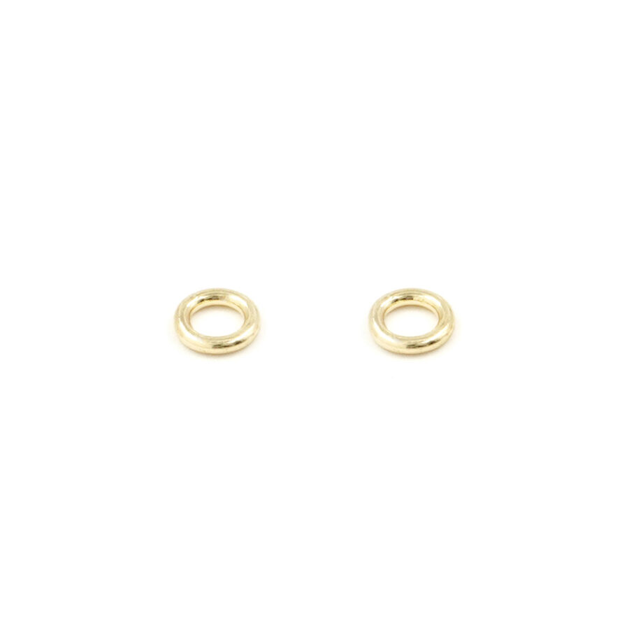 Argento 925‰ anelli aperti 5mm filo 1,00 [Buste da 40pz] – Rodiato - immagine 5
