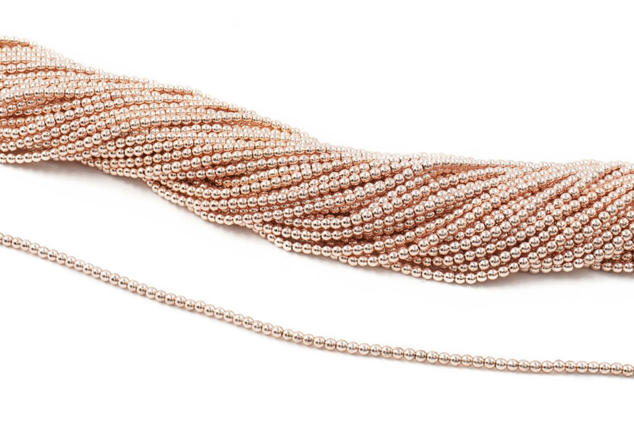 Ematite fili round 2mm – Colore Rosa
