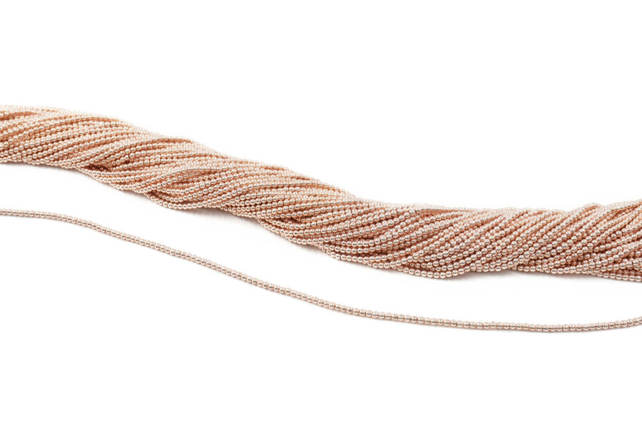 Ematite fili round 2mm – Colore Rosa - immagine 2