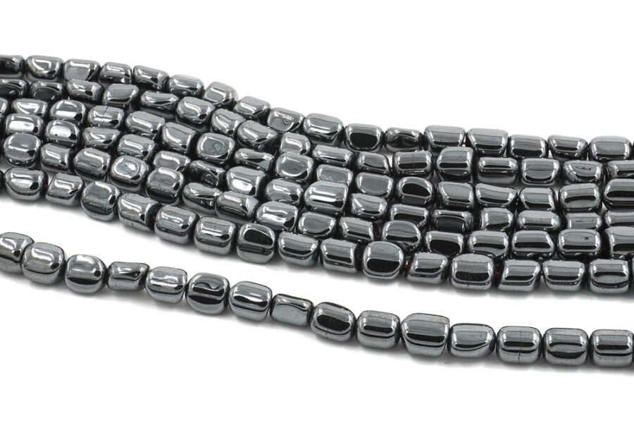 Ematite fili sassi 8x6mm