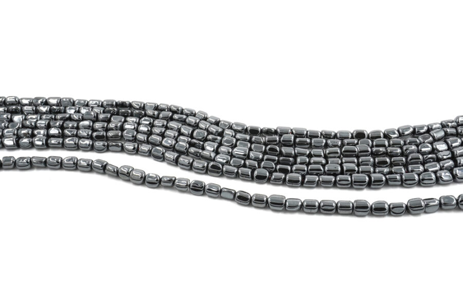 Ematite fili sassi 8x6mm - immagine 2