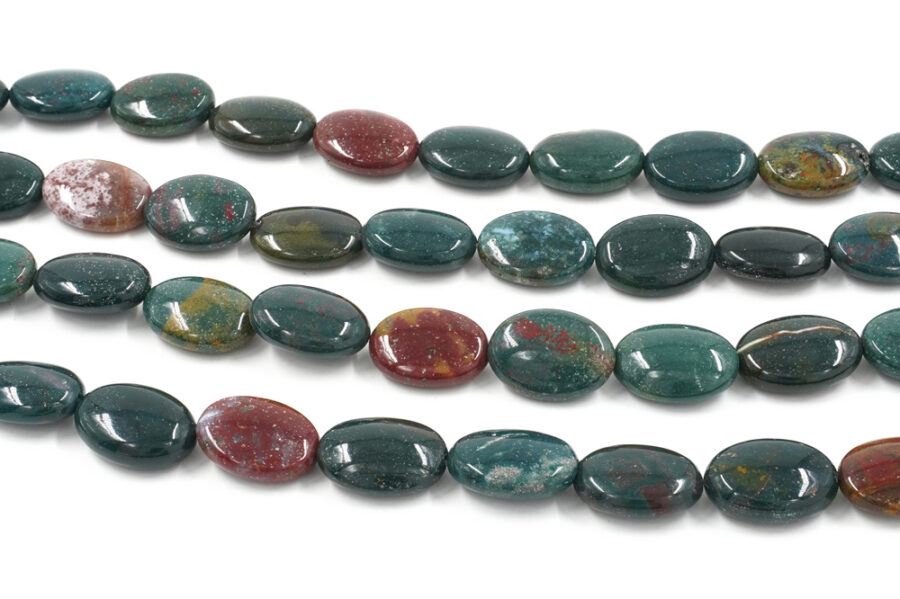 Agata Indiana fili flat ovale 18x13mm - Fancy Jasper