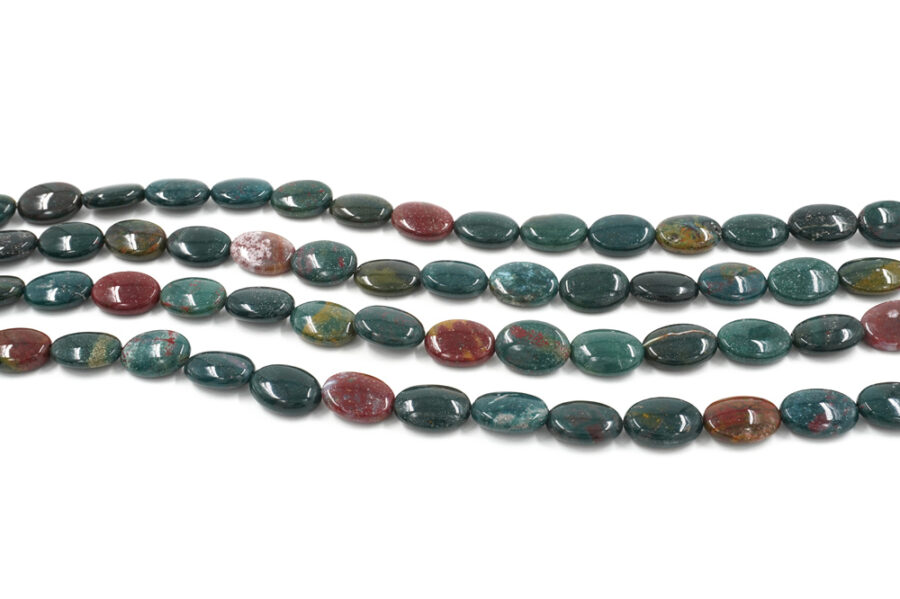 Agata Indiana fili flat ovale 18x13mm - Fancy Jasper - immagine 2