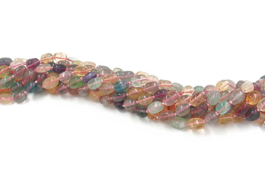 Fluorite fili sassi ~15x10mm – Multicolor - immagine 2
