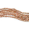 Perle Acqua Dolce fili Keshi 14x10mm-12x8mm – Beige - FWP2368