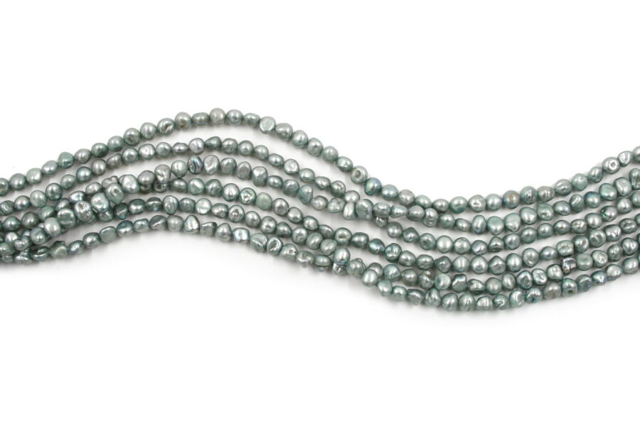 Perle d'Acqua Dolce fili keshi ~ 7mm – Grigio