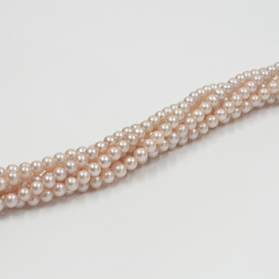Perle d'acqua Dolce fili round 6-6½mm – Color Naturale - immagine 2